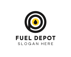 Fuel Oil Letter P logo