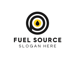Fuel Oil Letter P logo