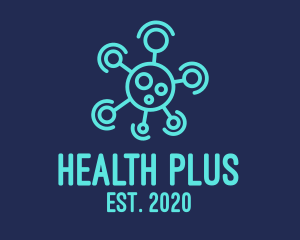 Blue Contagious Virus  logo