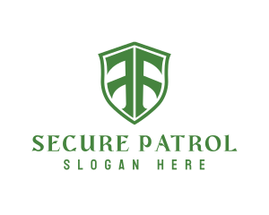 Security Shield Letter F logo