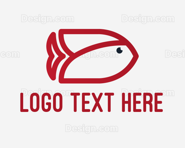 Red Tulip Fish Logo