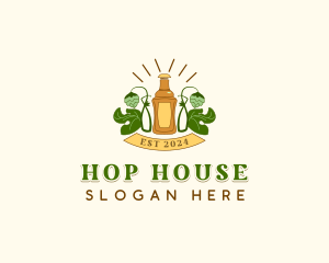 Beer Pub Brewery logo design