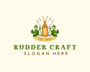 Beer Pub Brewery logo design