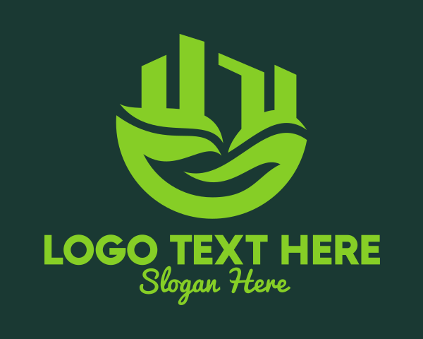 Leave logo example 2