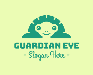 Cute Frog Eyes logo design