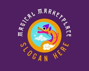 Fantasy Mythical Dragon logo