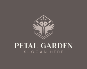 Flower Wedding Event logo design