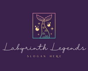 Mystic Mermaid Tail logo design