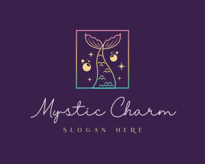 Mystic Mermaid Tail logo design