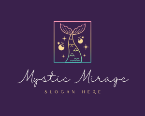 Mystic Mermaid Tail logo design