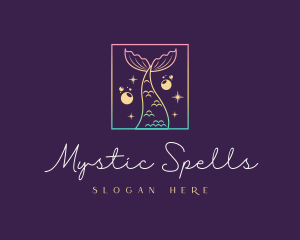 Mystic Mermaid Tail logo design