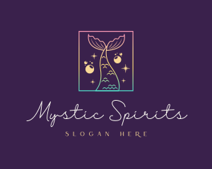 Mystic Mermaid Tail logo design