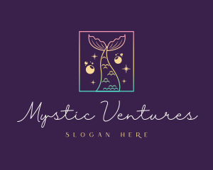 Mystic Mermaid Tail logo design