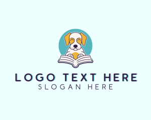 Book Reading Dog logo