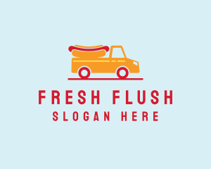 Hot Dog Food Truck logo design