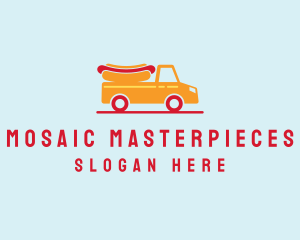 Hot Dog Food Truck logo design