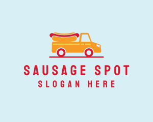 Hot Dog Food Truck logo design