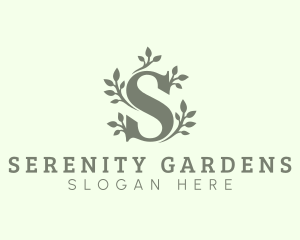 Nature Garden Letter S logo design