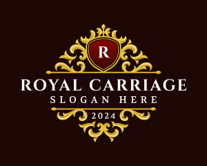 Royal Ornament Shield logo design