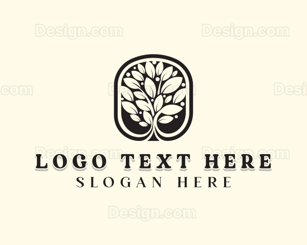 Tree Sustainable Garden Logo