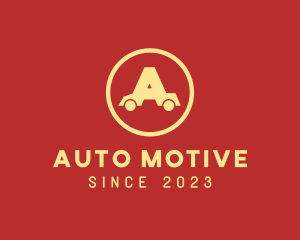 Vehicle Car Letter A logo design