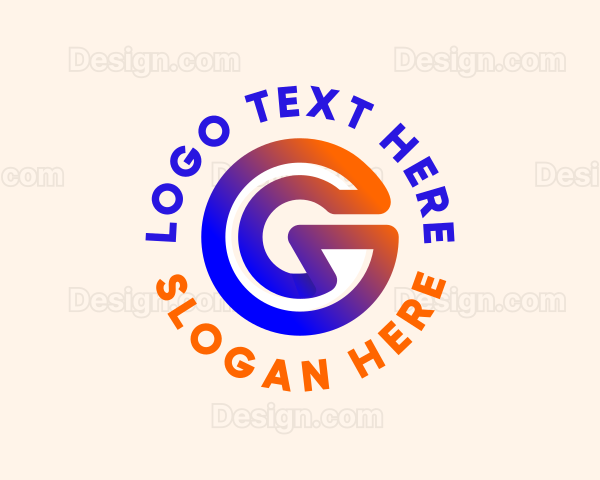 Gradient Software Letter G Logo