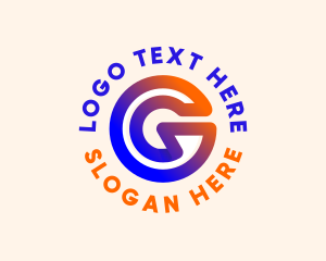 Gradient Software Letter G logo