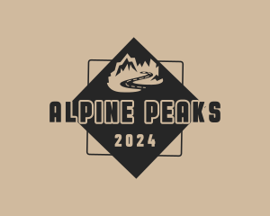 Mountain Peak Road logo design