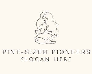 Plus Size Sexy Woman logo design