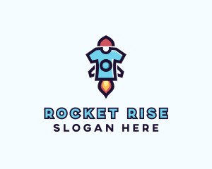 Rocket Shirt Garment logo design