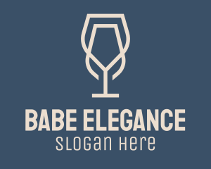 Beverage Wine Glass logo design