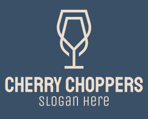 Beverage Wine Glass logo design