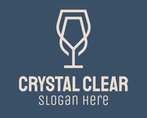 Beverage Wine Glass logo design