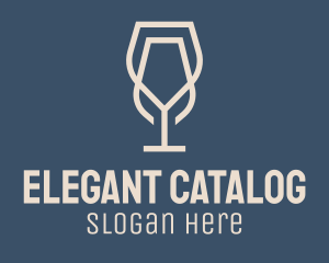 Beverage Wine Glass logo design