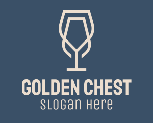 Beverage Wine Glass logo design