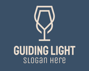 Beverage Wine Glass logo design