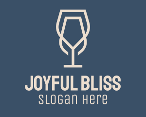 Beverage Wine Glass logo design