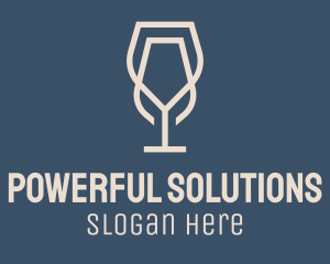 Beverage Wine Glass logo design