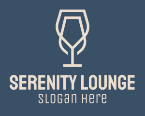 Beverage Wine Glass logo design