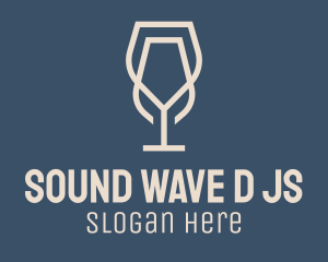 Beverage Wine Glass logo design