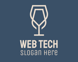 Beverage Wine Glass logo design