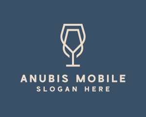 Beverage Wine Glass logo design