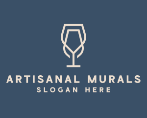 Beverage Wine Glass logo design