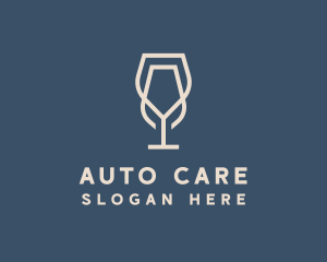 Beverage Wine Glass logo design