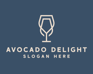 Beverage Wine Glass logo design