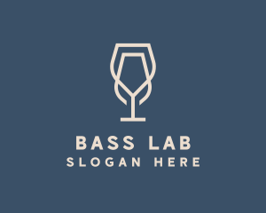 Beverage Wine Glass logo design