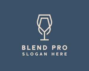 Beverage Wine Glass logo design