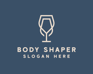 Beverage Wine Glass logo design