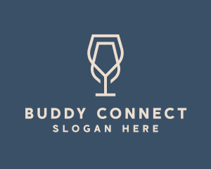 Beverage Wine Glass logo design