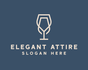 Beverage Wine Glass logo design